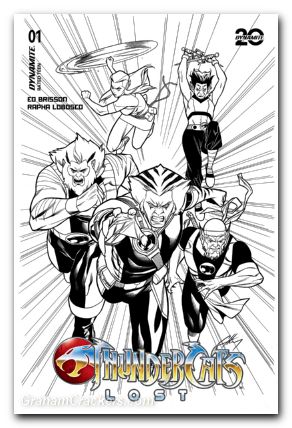 Thundercats Lost #1 cover l henry line art variant