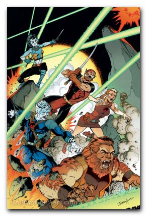 Thundercats Lost #1 cover p bagley virgin variant