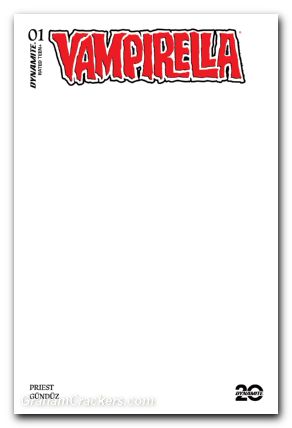 Vampirella #1 (2025) cover h blank authentix