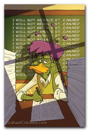 Darkwing Duck #2 (2025) cover m brandt virgin variant