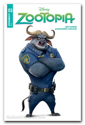 Zootopia #3 (2025) cover e movie characters