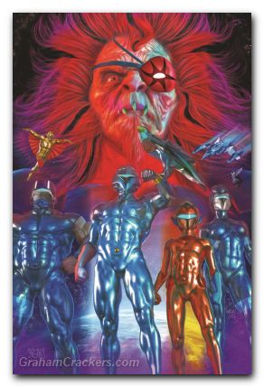 Silverhawks #3 (2025) cover i spears foil virgin