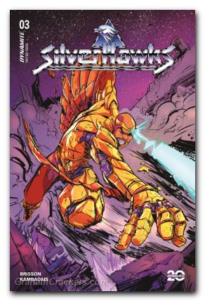 Silverhawks #3 (2025) cover l cousens battle damage variant