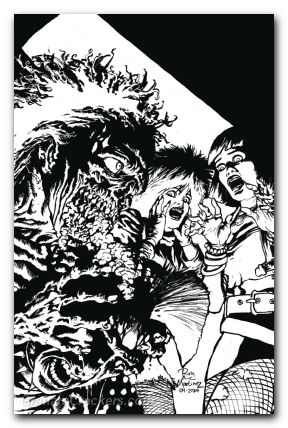 Return Of The Living Dead #3 (2025) cover e b&w