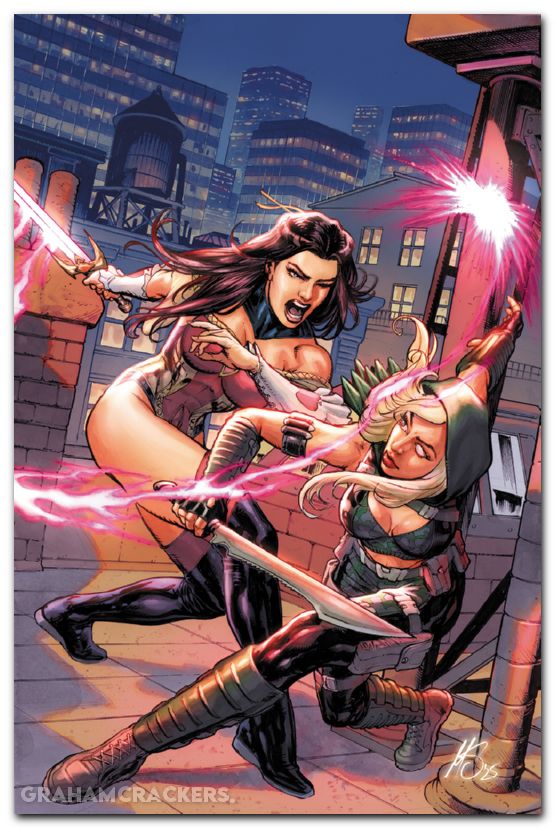 Grimm Fairy Tales #100 (2016) cover b santucci