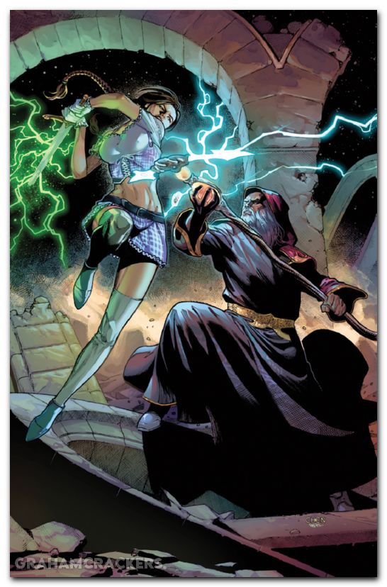 Grimm Fairy Tales #100 (2016) cover c chen