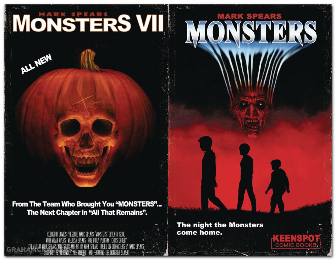 Mark Spears Monsters #7 cover f holofoil halloween flip
