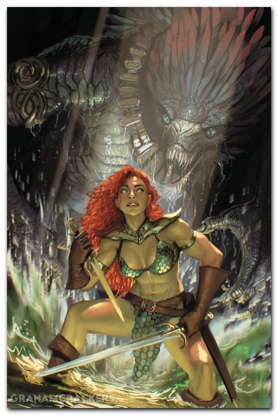 Sonja Reborn #1 (2025) cover g sejic foil virgin