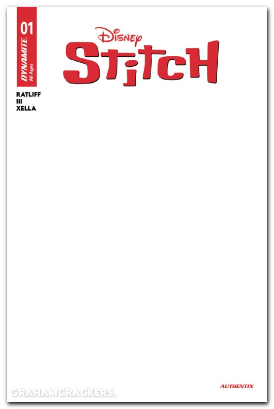 Stitch #1 (2025) cover g blank authentix