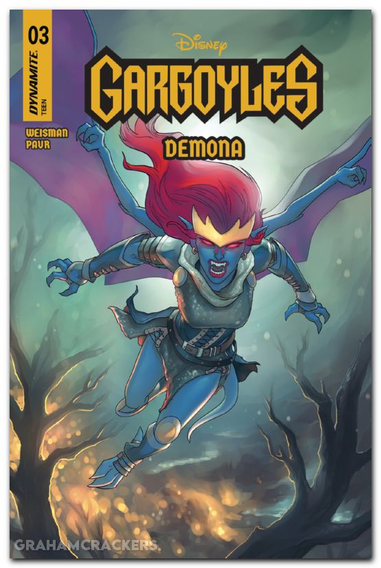 Gargoyles Demona #3 (2025) cover a hetrick