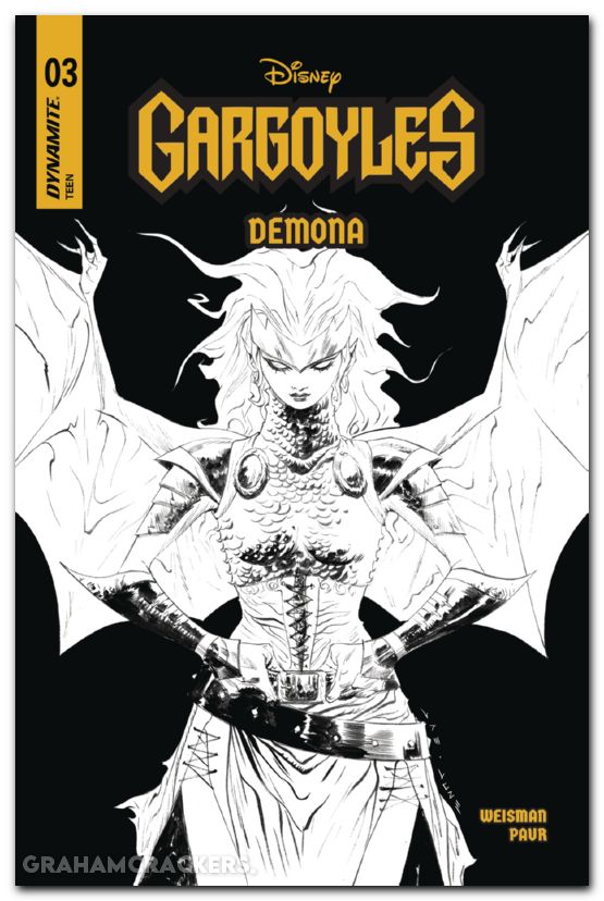 Gargoyles Demona #3 (2025) cover g lee line art variant