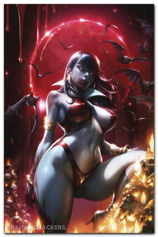 Vampirella Armageddon #2 (2025) cover f mattina foil virgin