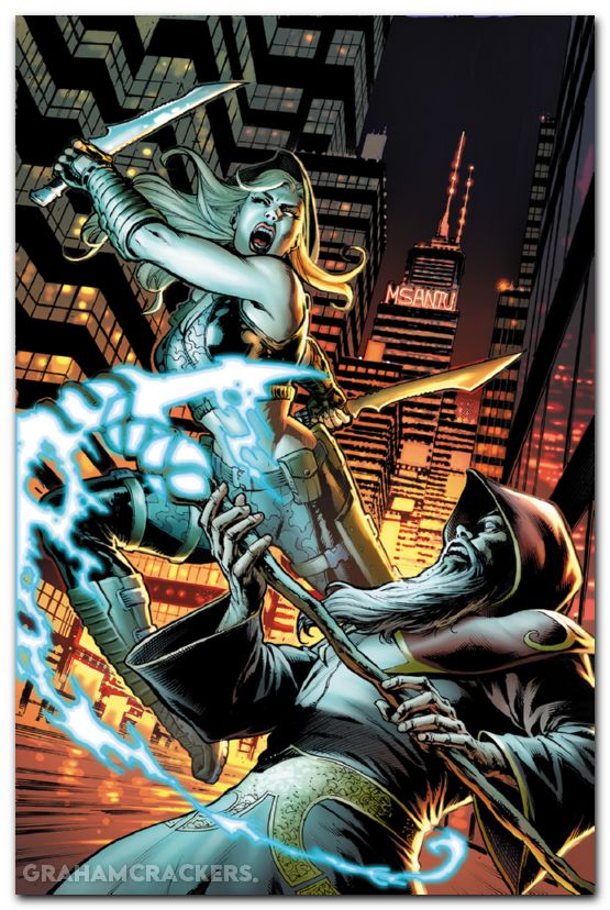 Robyn Hood Infinite War #1 cover b santucci