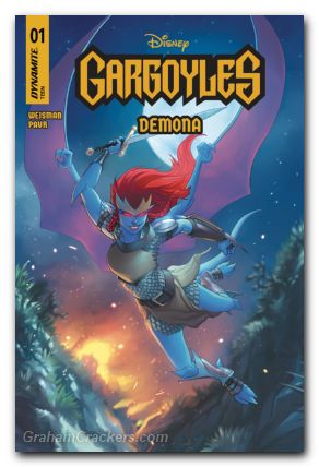 Gargoyles Demona #1 (2025) cover e hetrick foil