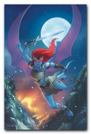 Gargoyles Demona #1 (2025) cover f hetrick foil virgin