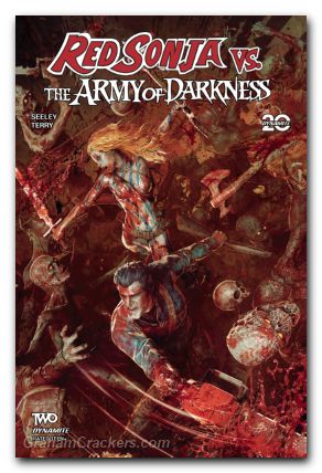 Red Sonja Vs The Army Of Darkness #2 (2025) cover a barends