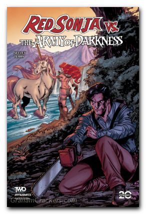 Red Sonja Vs The Army Of Darkness #2 (2025) cover b seeley