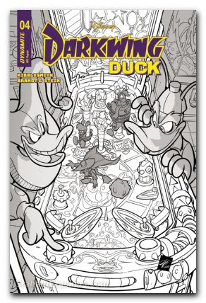 Darkwing Duck #4 (2025) cover h cangialosi line art variant