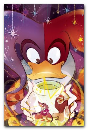 Darkwing Duck #4 (2025) cover j baldari virgin variant