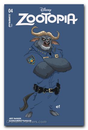 Zootopia #4 (2025) cover c rosseau color bleed