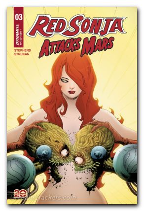 Red Sonja Attacks Mars #3 cover b lee