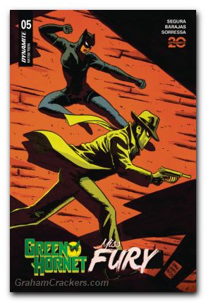 Green Hornet Miss Fury #5 (2024) cover a francavilla