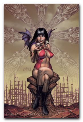 Vampirella Armageddon #1 (2025) cover q linsner virgin variant