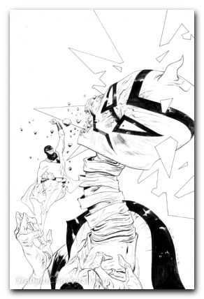 Space Ghost #1 (2025) cover r lee foil virgin variant