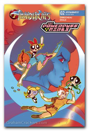 Thundercats Powerpuff Girls #2 (2025) cover a ganucheau