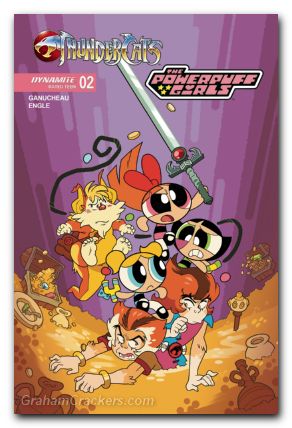 Thundercats Powerpuff Girls #2 (2025) cover b engle