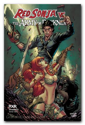 Red Sonja Vs The Army Of Darkness #4 (2025) cover b seeley