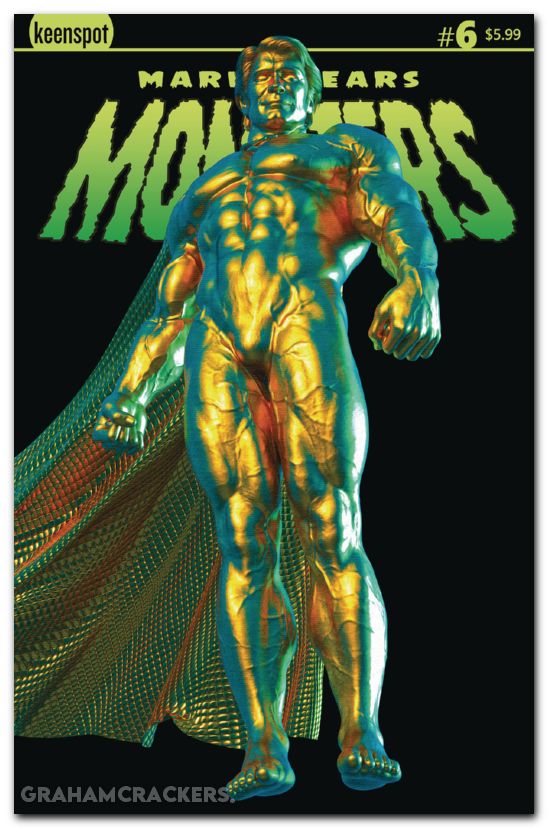 Mark Spears Monsters #6 cover a golden man