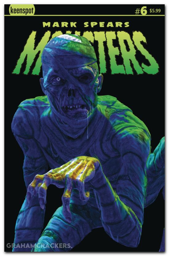 Mark Spears Monsters #6 cover b cursed mummy