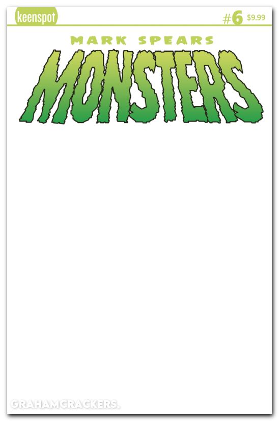 Mark Spears Monsters #6 cover e blank