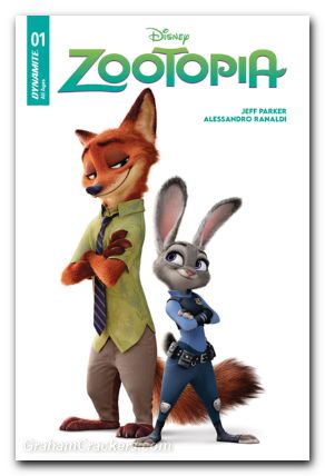 Zootopia #1 (2025) cover e movie characters