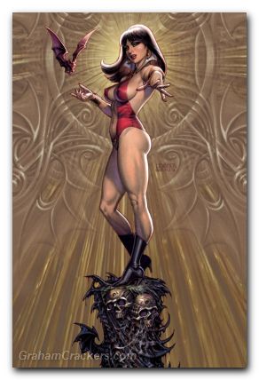 Vampirella #675 (2024) cover n linsner virgin variant