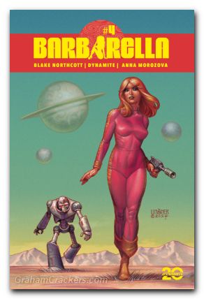 Barbarella #4 (2024) cover a linsner