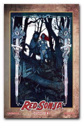 Red Sonja #18 (2023) cover f frison modern icon variant