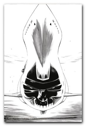 Terminator #4 (2024) cover k shalvey line art virgin variant