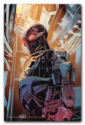 Terminator #4 (2024) cover n galmon virgin variant