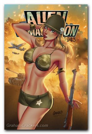 Alien Armaggedon 1944 #2 cover a
