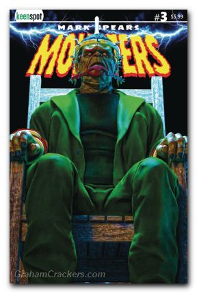 Mark Spears Monsters #3 cover a frankenstein