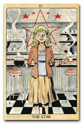 Minor Arcana #4 cover c lemire tarot card variant