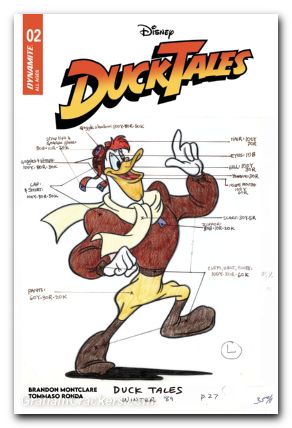 Ducktales #2 (2024) cover e classic character art