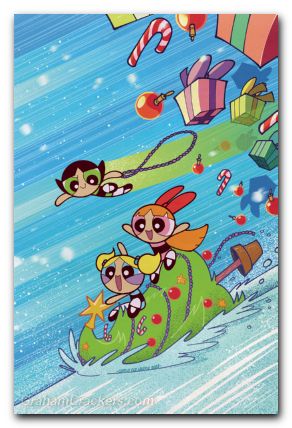 Powerpuff Girls Winter Snowdown Showdown #1 (2024) cover f lauro virgin variant