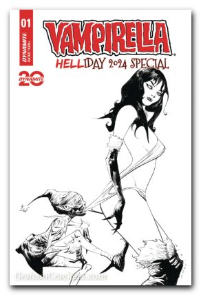 Vampirella Helliday Special #1 (2024) cover e lee line art variant