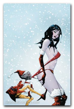 Vampirella Helliday Special #1 (2024) cover j lee virgin variant