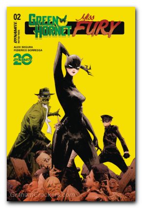 Green Hornet Miss Fury #2 (2024) cover b lee