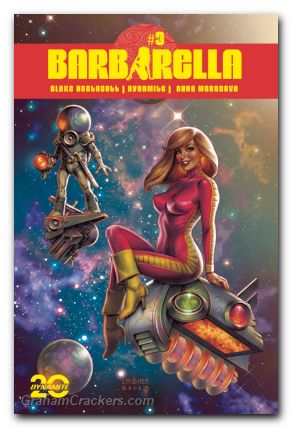 Barbarella #3 (2024) cover a linsner