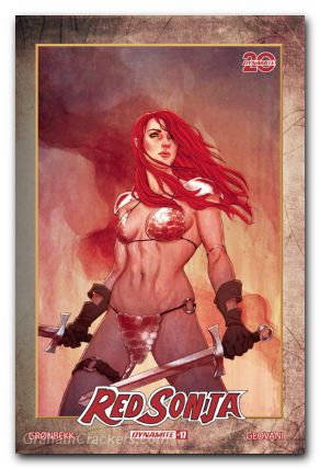 Red Sonja #17 (2023) cover f frison modern icon variant
